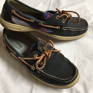 Sperry navy top siders